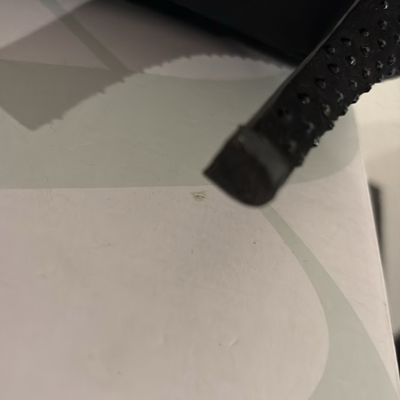 Style & Co Lylla Black Faux Suede Sparkly Studded Heels Stilleto Size 8.5 - Picture 6 of 8